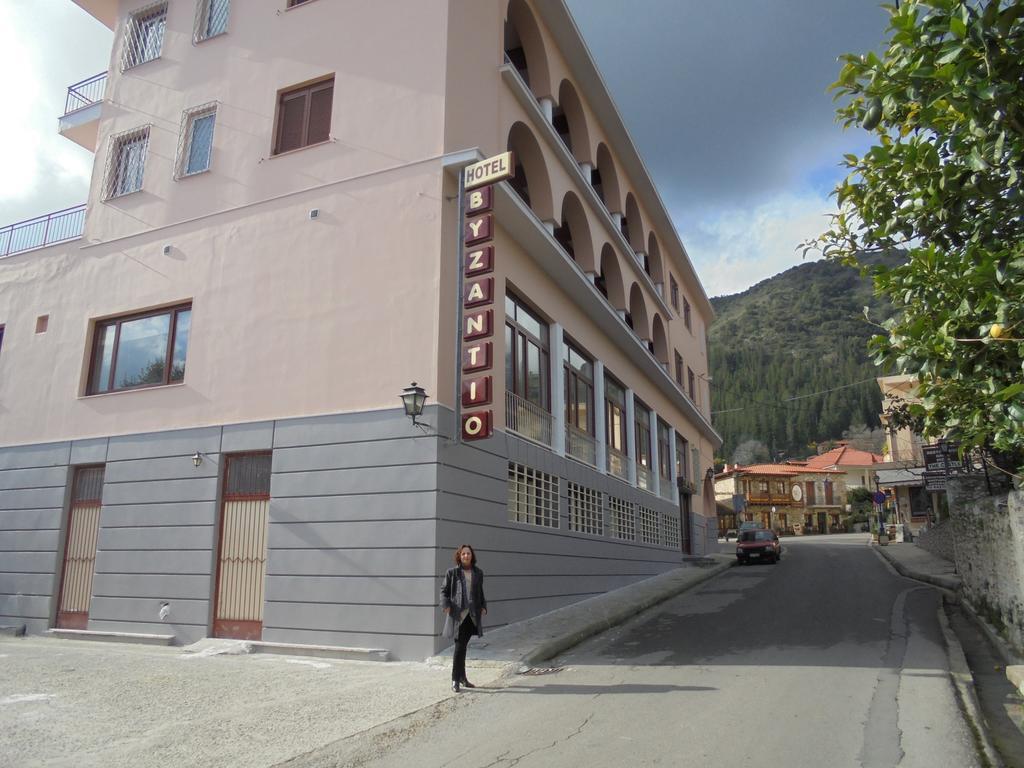 Byzantion Hotel Mystras Eksteriør billede