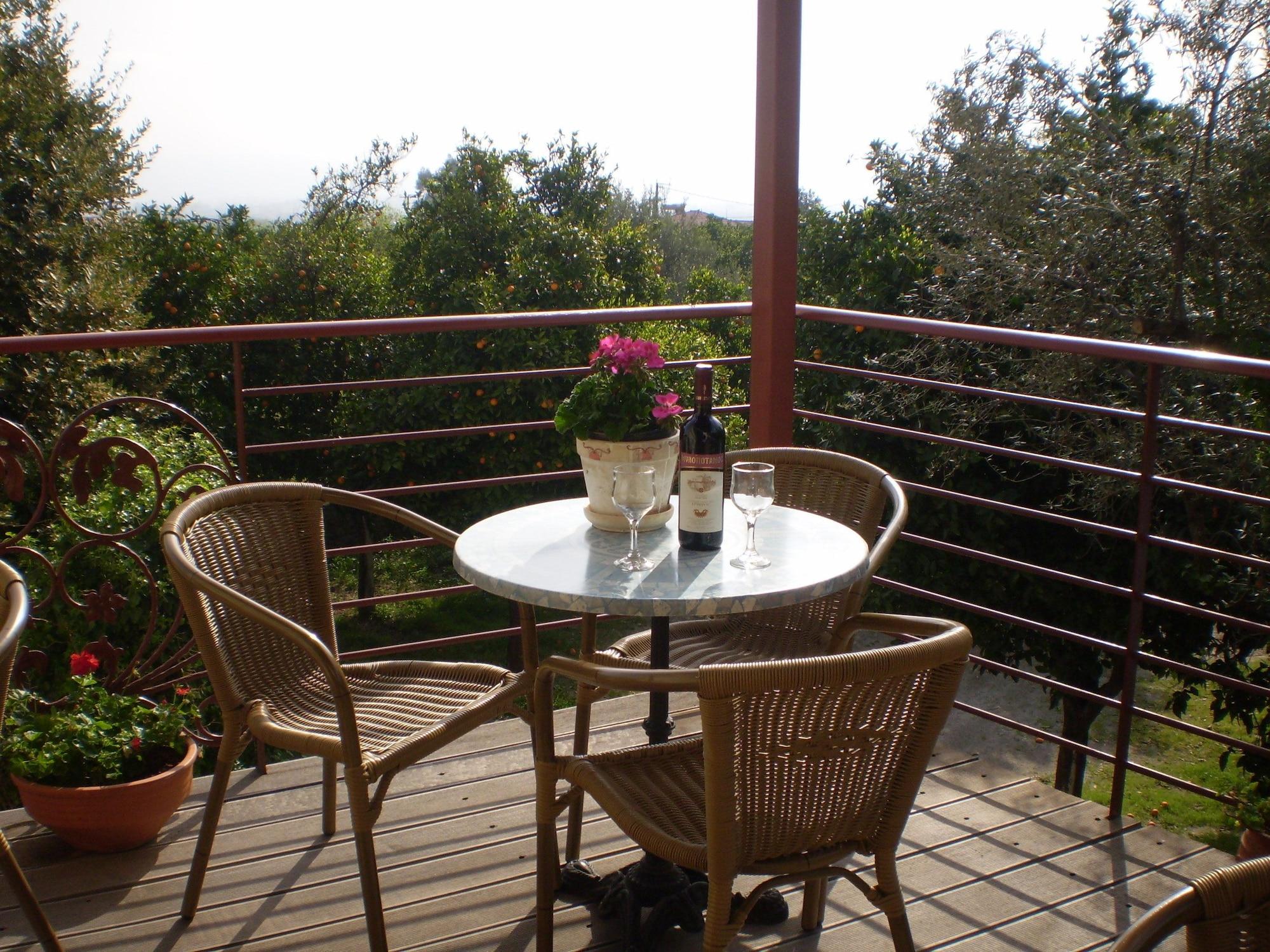 Byzantion Hotel Mystras Eksteriør billede