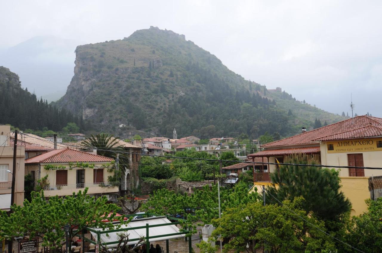 Byzantion Hotel Mystras Eksteriør billede